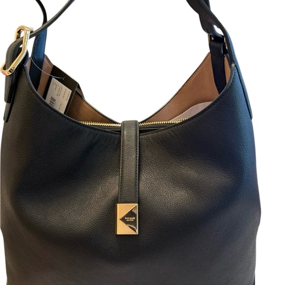 Kate Spade - Deco Large Shoulder Bag -Black NWT Style: KI556 - Picture 3 of 15